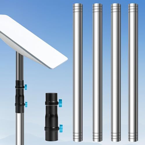 Starlink Pole Mount, Starlink RV Mount Kit Features a Durable 1.5'' 4-section