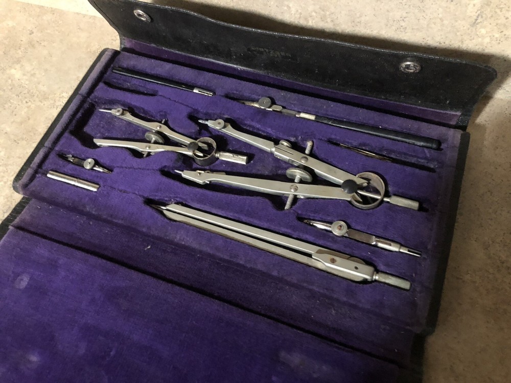 DIETZEN GLOBE Drafting Engineering Tools with Case Germany