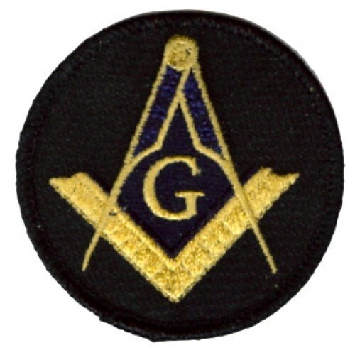 MASON MASONIC EMBROIDERED G PATCH