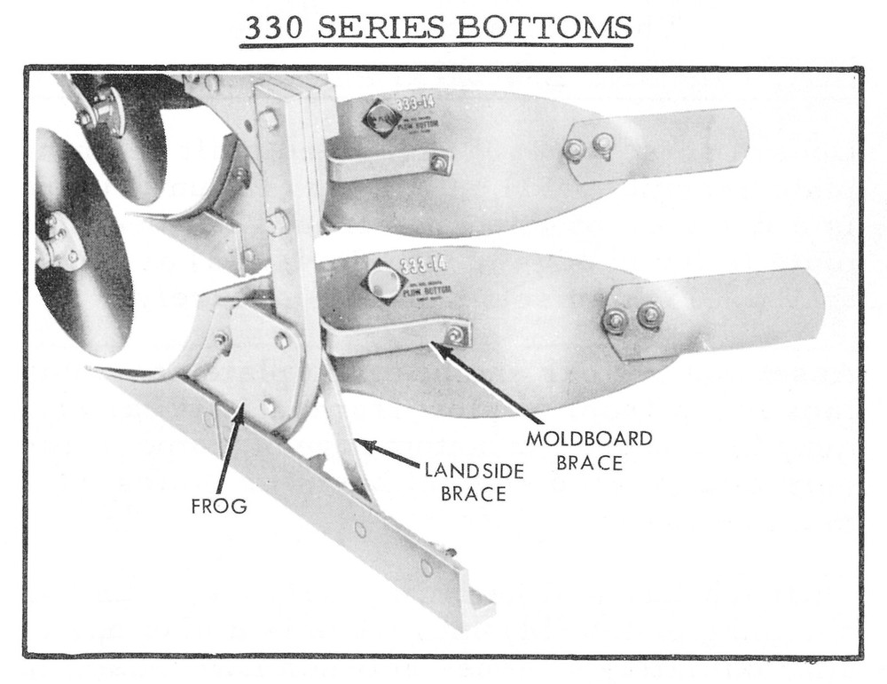 Allis Chalmers WD 52 & 53 Pick Up Plow Operator's Manual Snap Coupling 3 Bottom