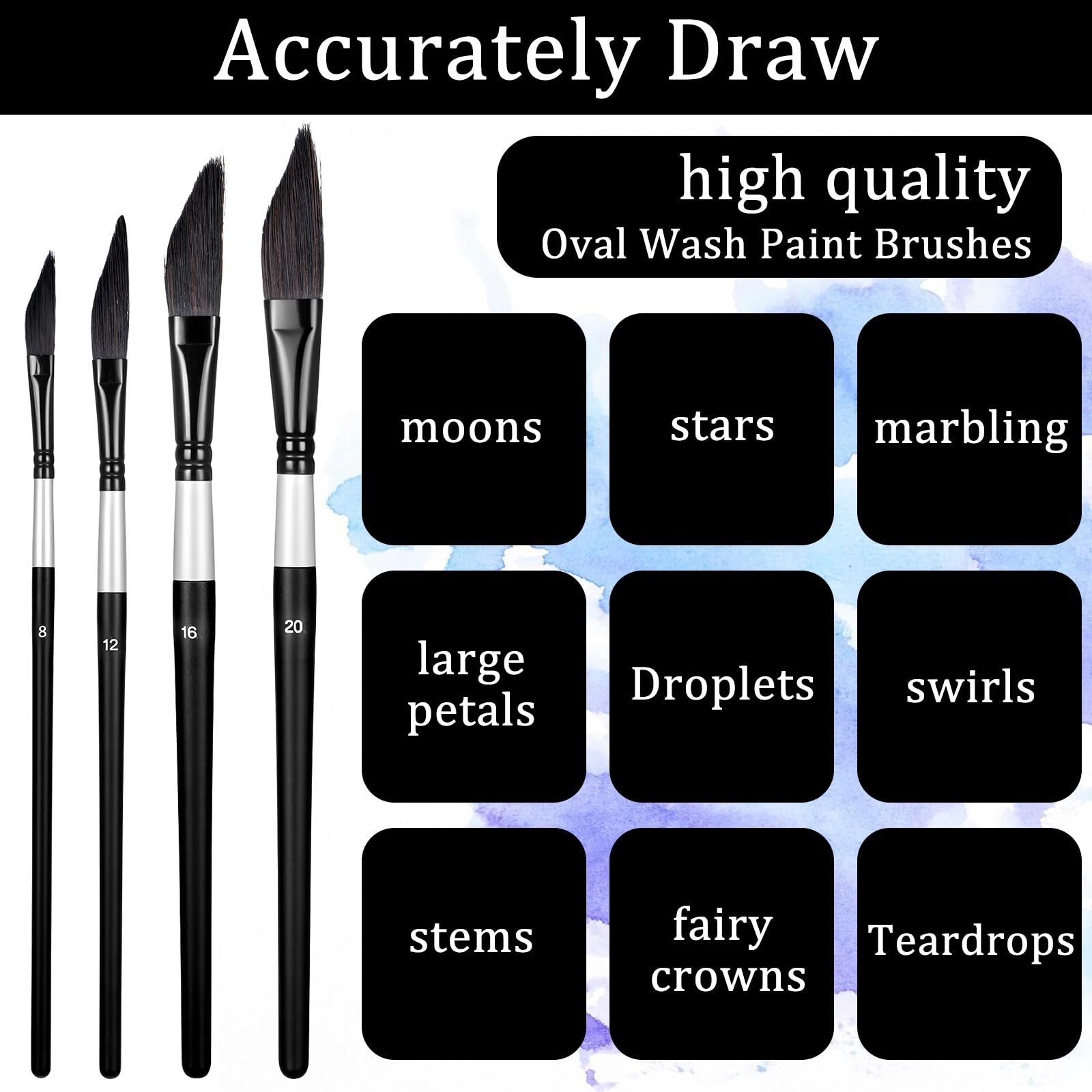 Professional Pinstriping Brush, 4PCS High Performance Striping Brushes Long L...