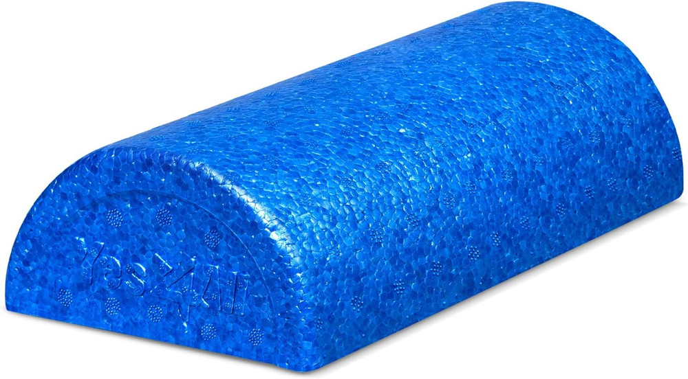 Yes4All High-Density EPP Half round Back Roller Foam, Exercise Foam Roller