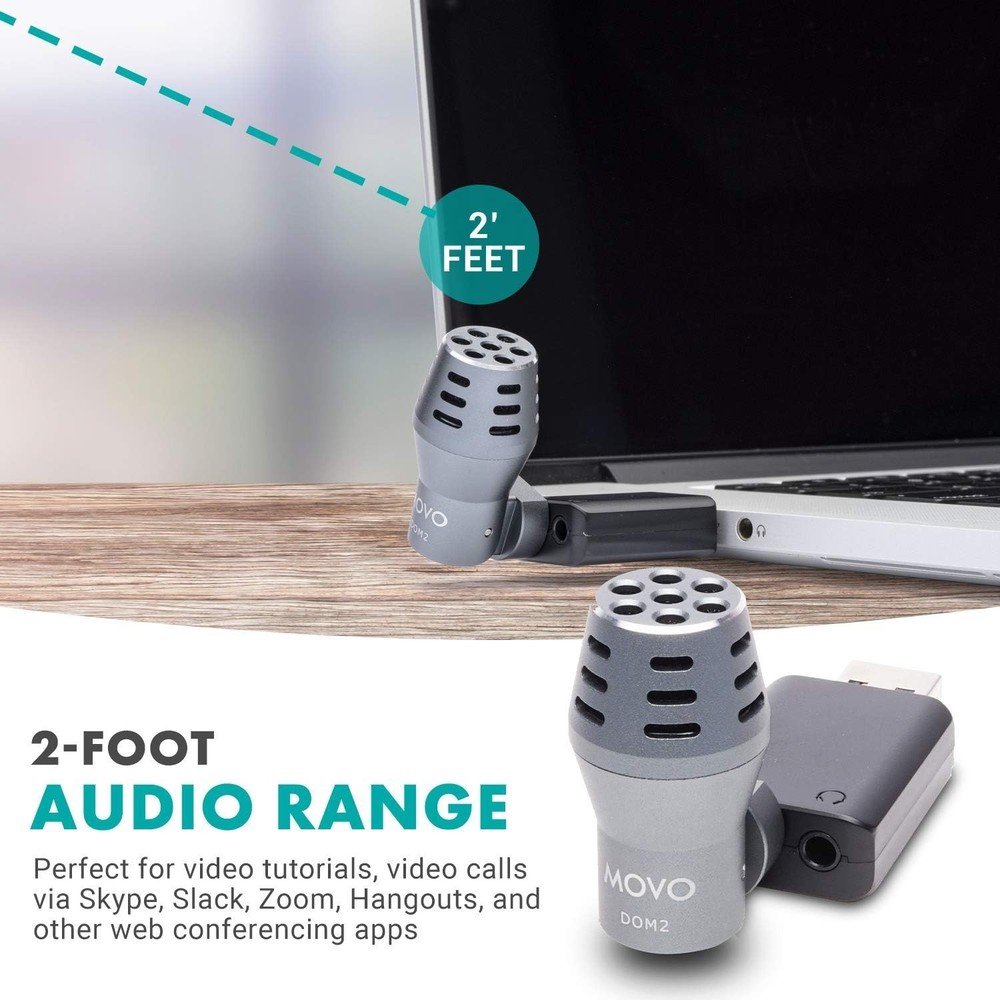 USB Mini Omnidirectional Microphone for Laptop and MacBook