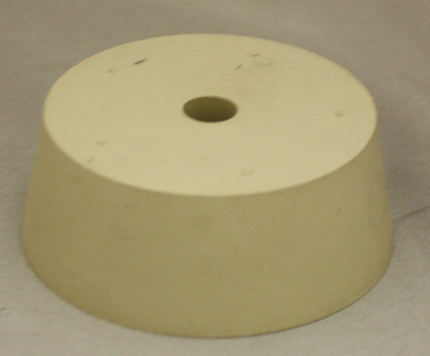 LD Carlson No. 13 Drilled Rubber Stopper