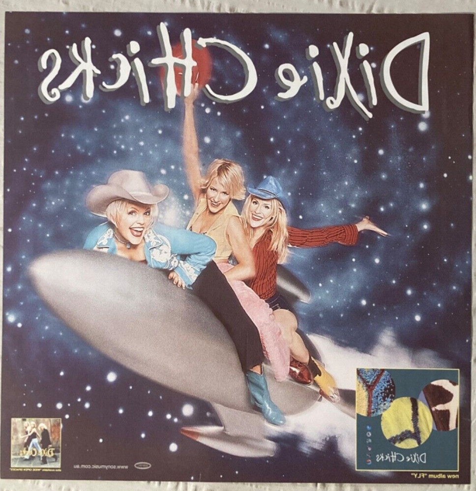 Dixie Chicks 1999 Two-Sided Australian Lightbox Promo Poster Fly