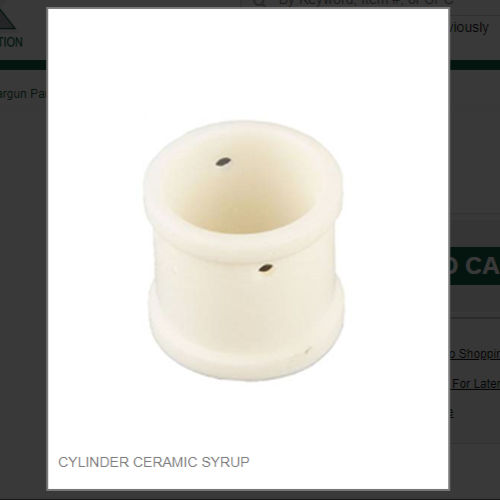 CYLINDER CERAMIC SYRUP #FR-07C