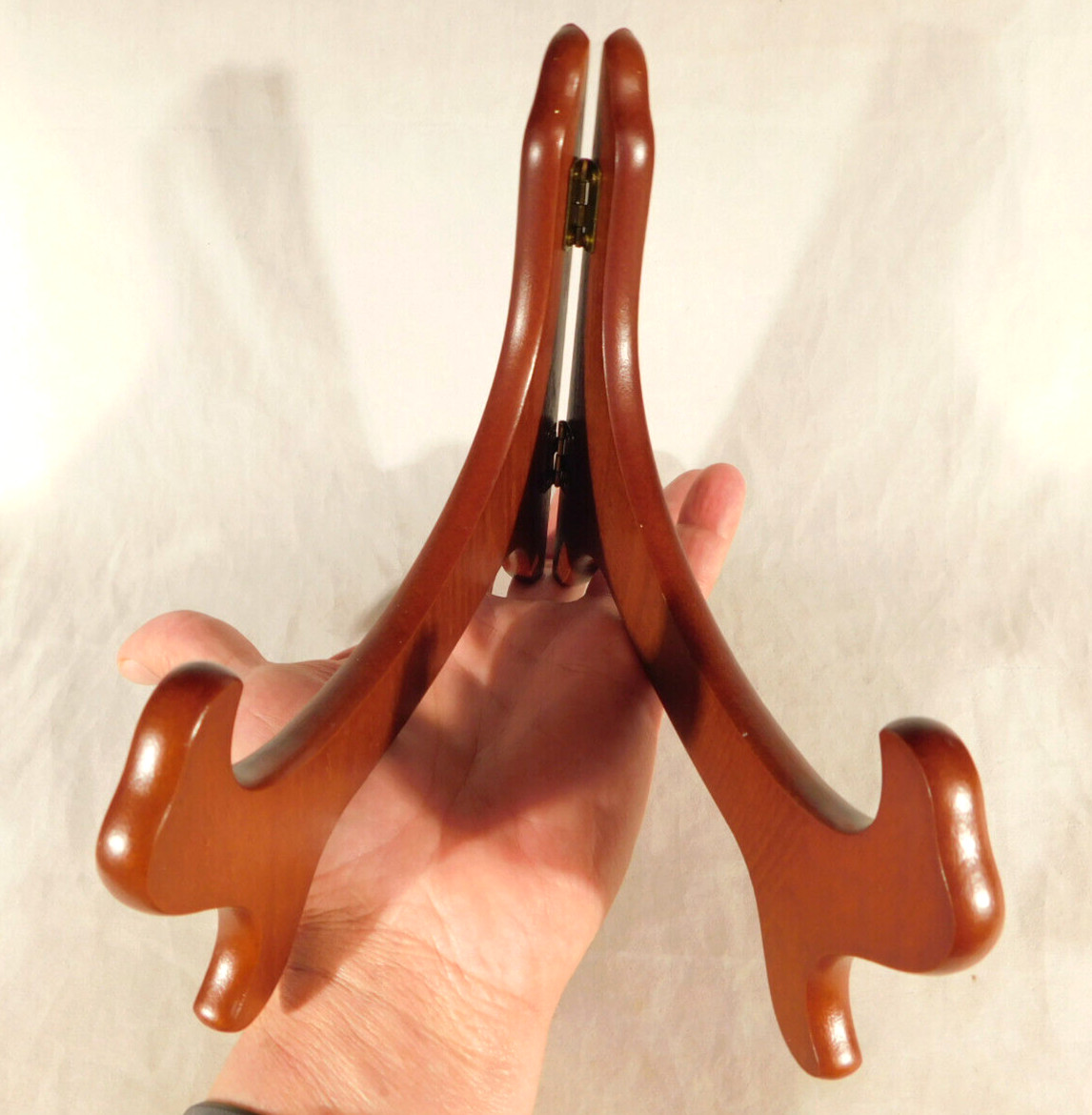 BOWL Display Stand Folding Solid WOOD Large Size