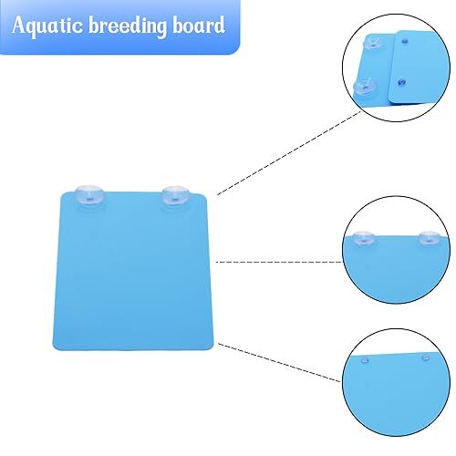 2 PCS Angelfish Breeding Slate with Suction Cups Easy Install