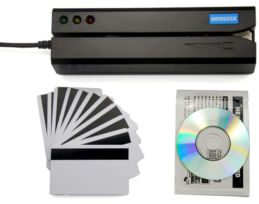 Deftun Card Reader Writer USB Swipe Encoder 3 Tracks MSR605X