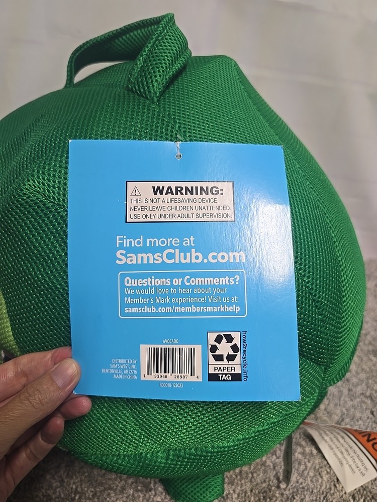 Member's Mark Mesh Pool Buddies 16" Avocado Pool Float