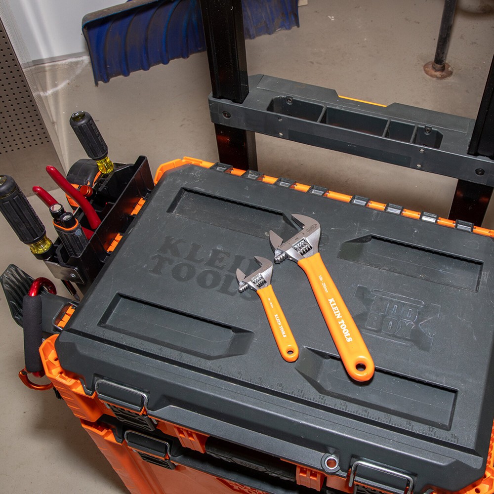 Klein Tools D5072 Extra-Capacity Adjustable Wrenches, 2 Pieces