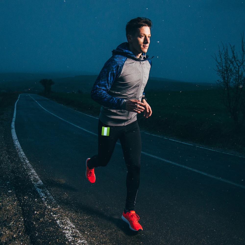 6 Pcs Reflective Keychain Tags, Reflective Zipper Pulls, Green/Orange