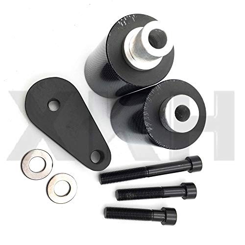 XKH- Motorcycle No Cut Frame Slider Protector Compatible with 2003 2005 Yzf R6