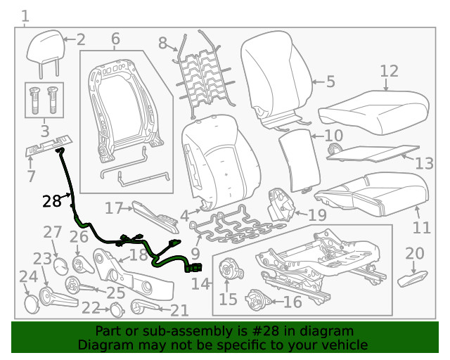 Genuine GM Wire Harness 95048913