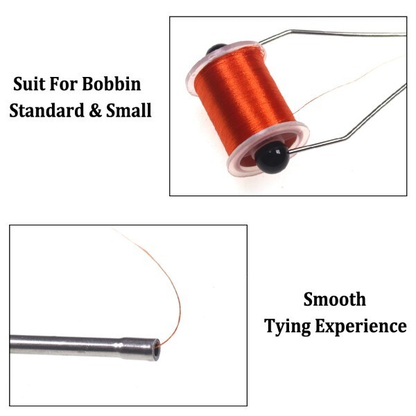 Combo Fly Tying Bobbin Set - 1 x Stainless + 1 x Lightweight - 2 Pc Pack