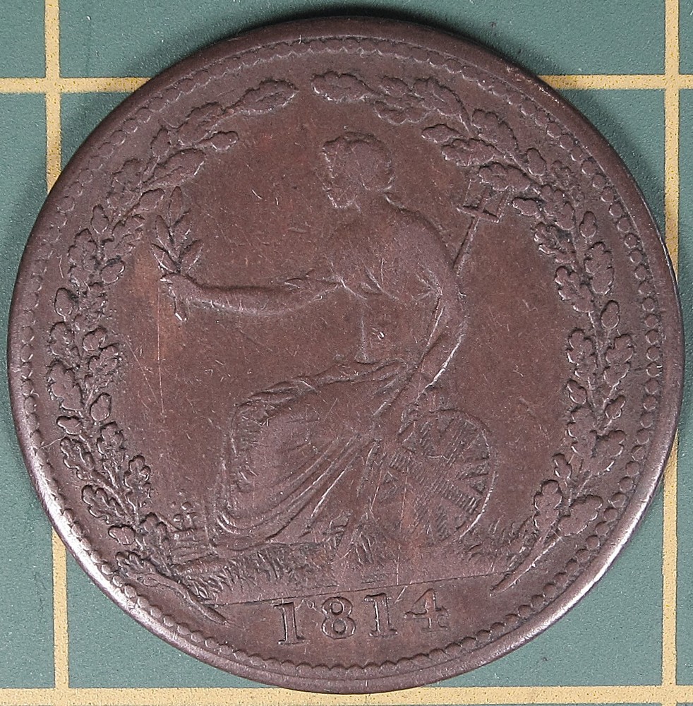 1814 Wellington halfpenny token WE-8A6