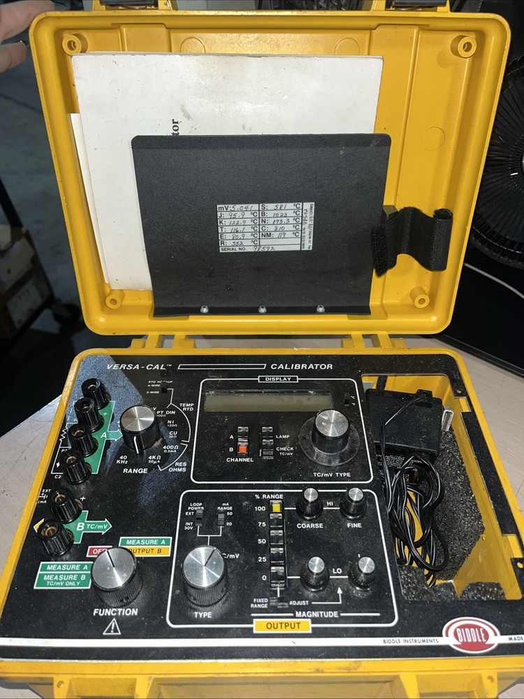 BIDDLE VERSA-CAL CALIBRATOR-MODEL 720390