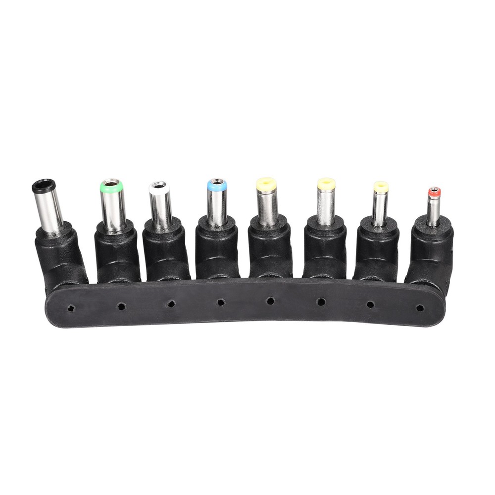 DC Power Adapter Kit 8pack 5.5*2.1mm Right Angle Jack Converter Connector Set