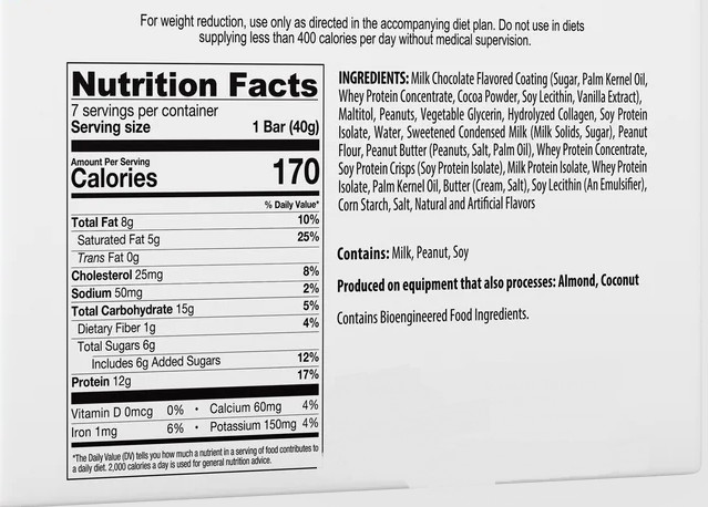Fit Wise Caramel Nut Layer Bar - Ideal Protein Compatible