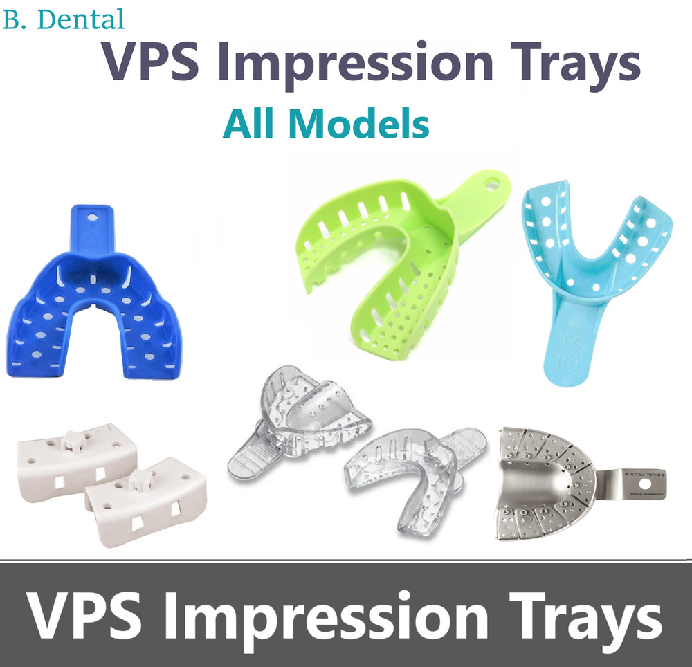 Dental Impression Bite Registration Triple Trays Mold (Choose Size & Quantity)