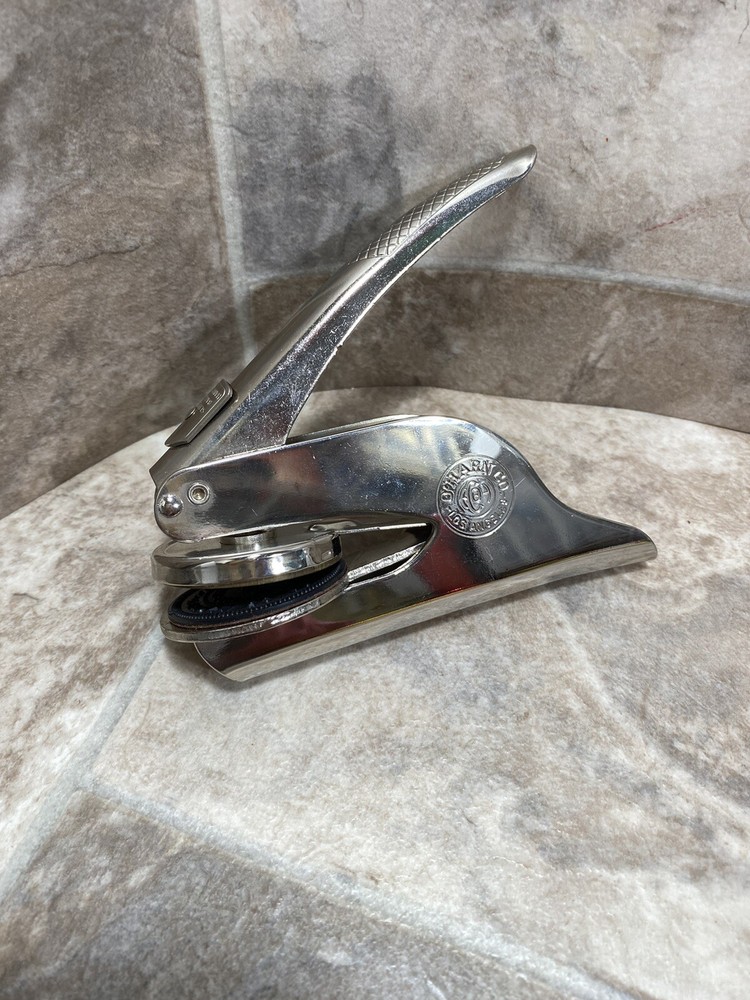 Pocket Seal Embosser By O’Harn Co, Preowned