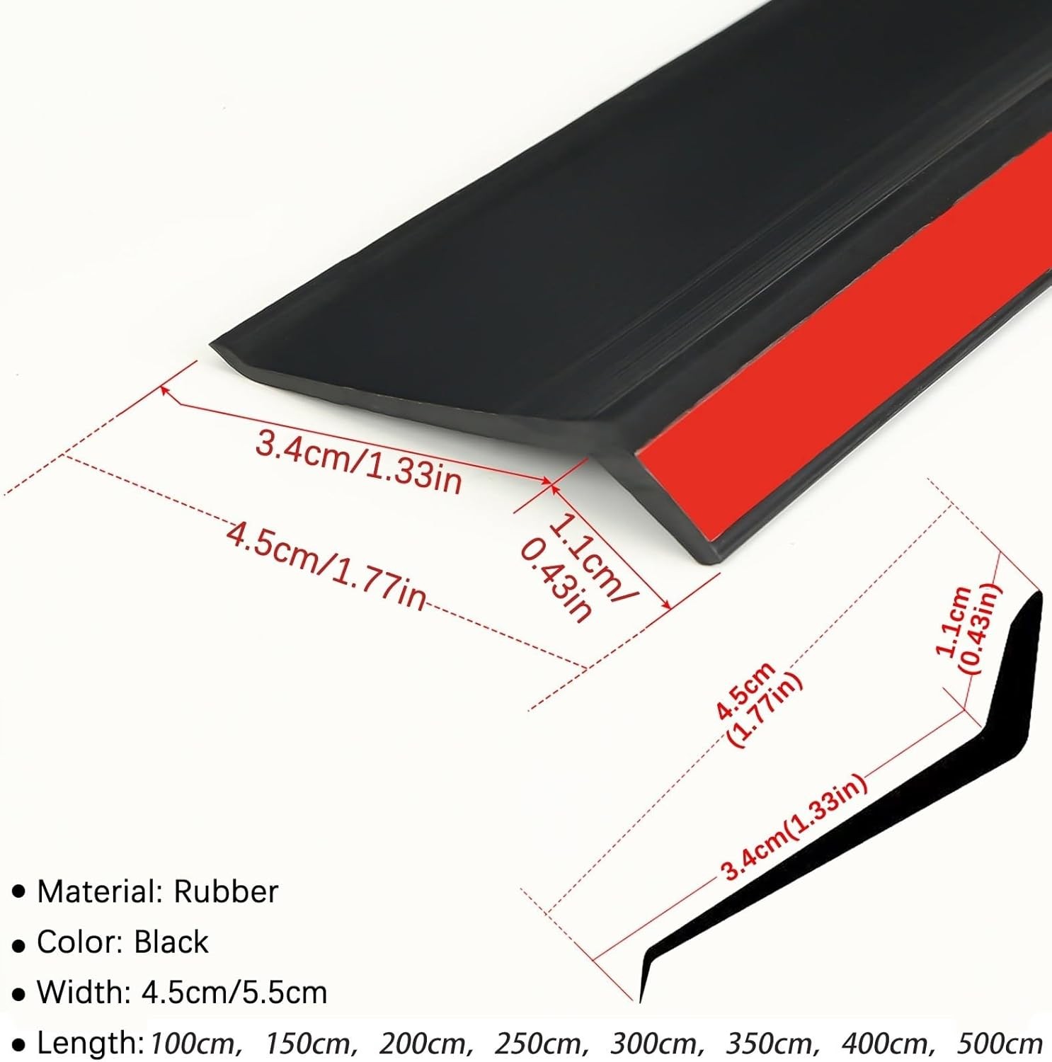 8.2FT Window Guard Seal Strip Trim Rain Deflector for Home Sliding Windows