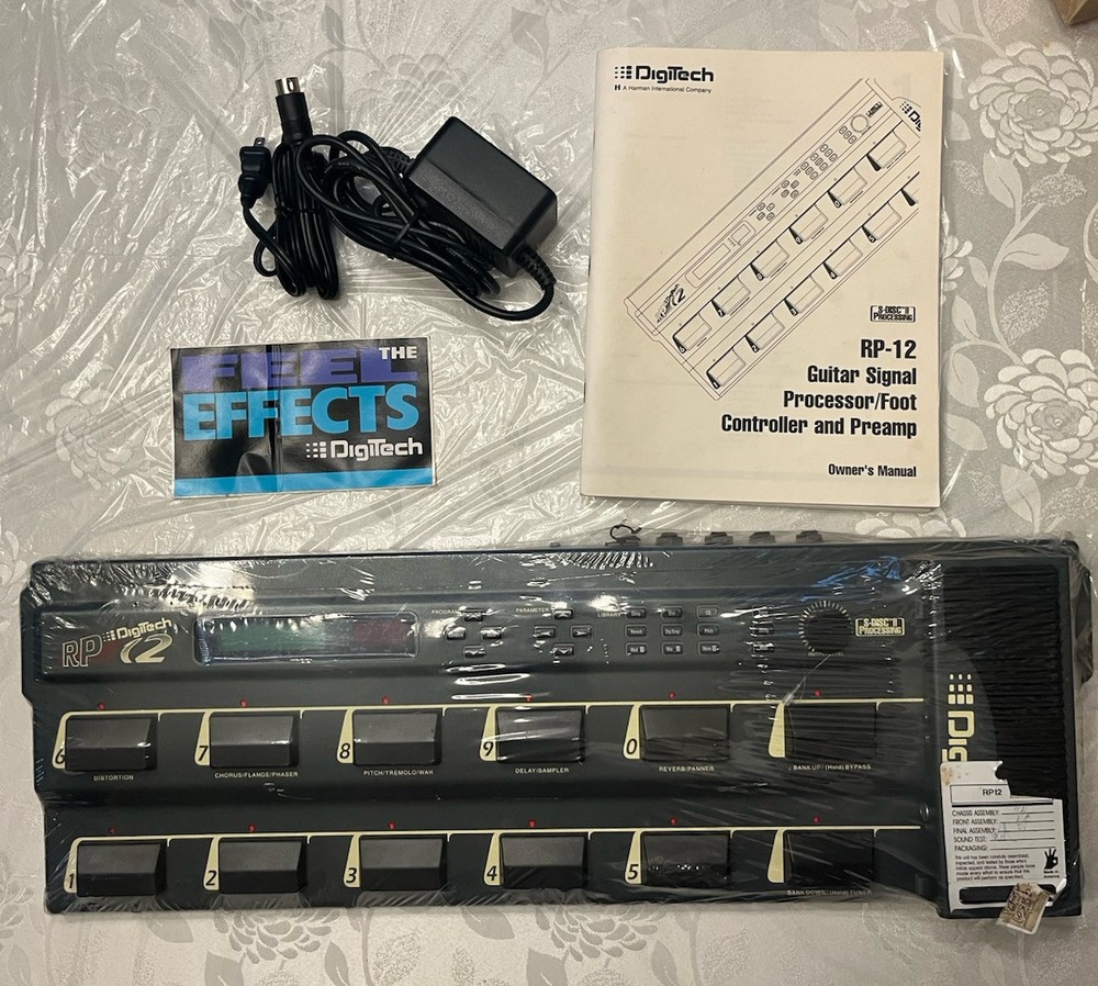 DIGITECH RP - 12 Guitar Signal Processor/Foot Controller and Pump