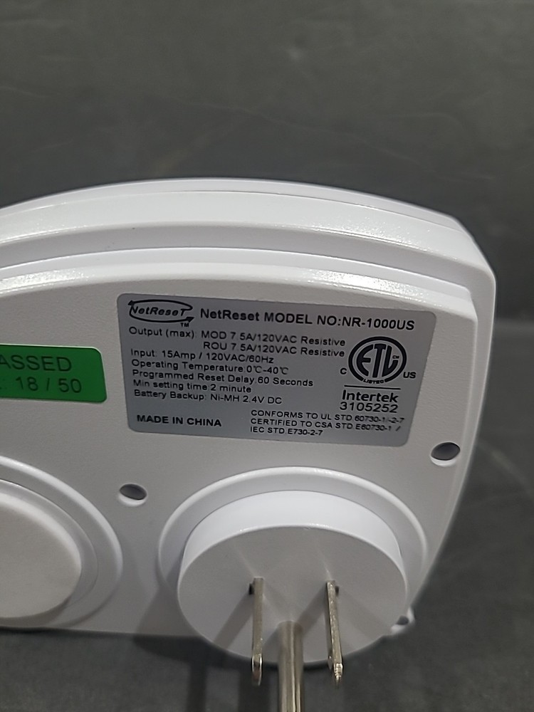 NetReset NR1000US Modem Router Reboot Timer – EUC