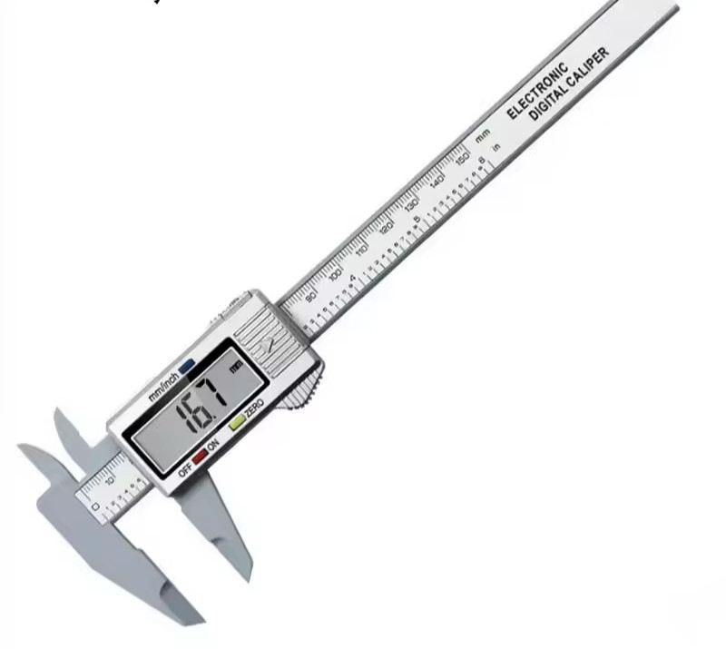 1PC Digital Vernier Caliper Mini Plastic Ruler Measuring Tool 0-150mm for Studen