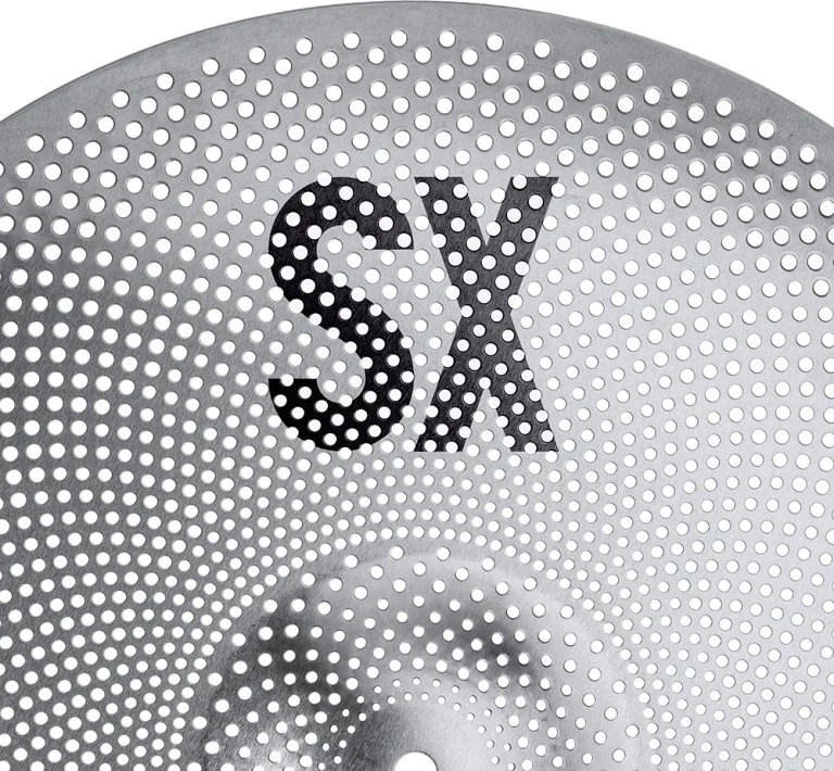 Silent cymbal set for practice