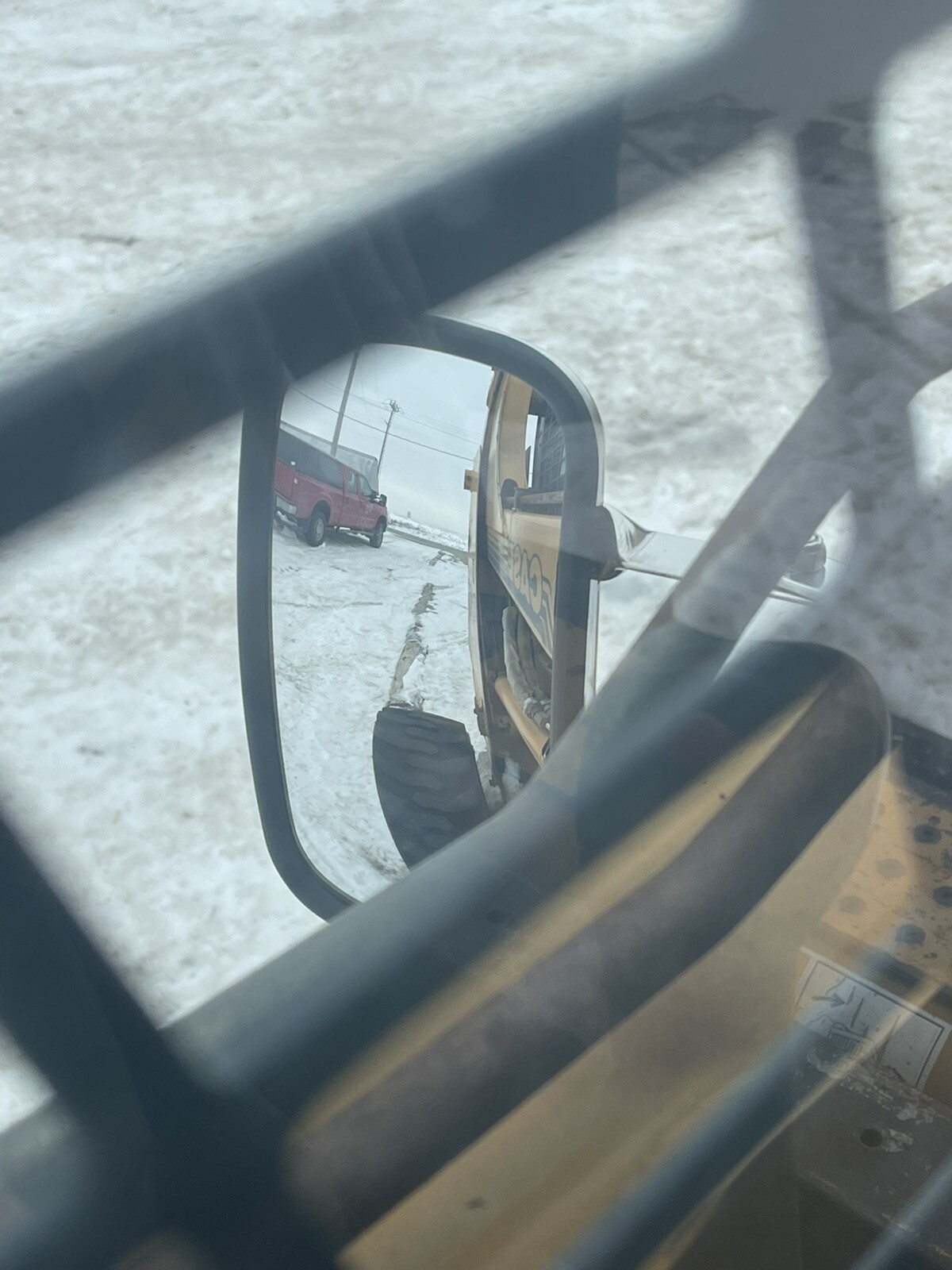 PREMIUM MAGNET MIRRORS Tractor/Skidsteer RUBBER COATED STAINLESS STEEL! kubota