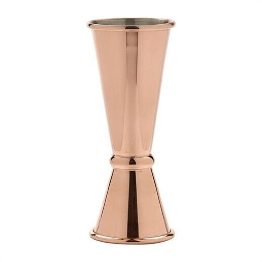 Arcata 922379 Rolled Edge Jigger, Copper, 25 & 50 ml