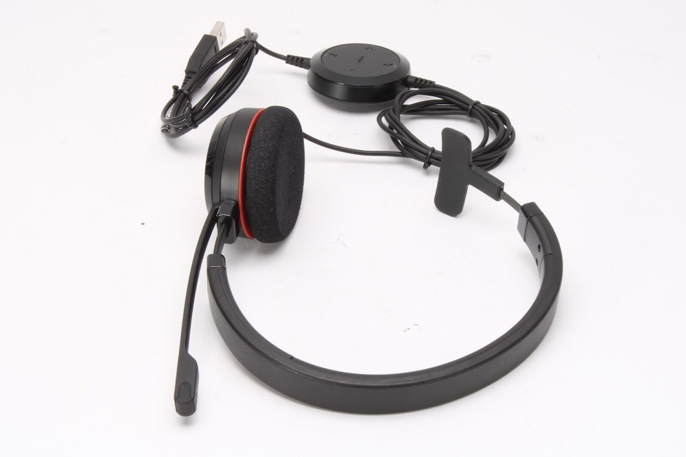 Jabra HSC016 Evolve 20 UC Wired Mono Headset With Case