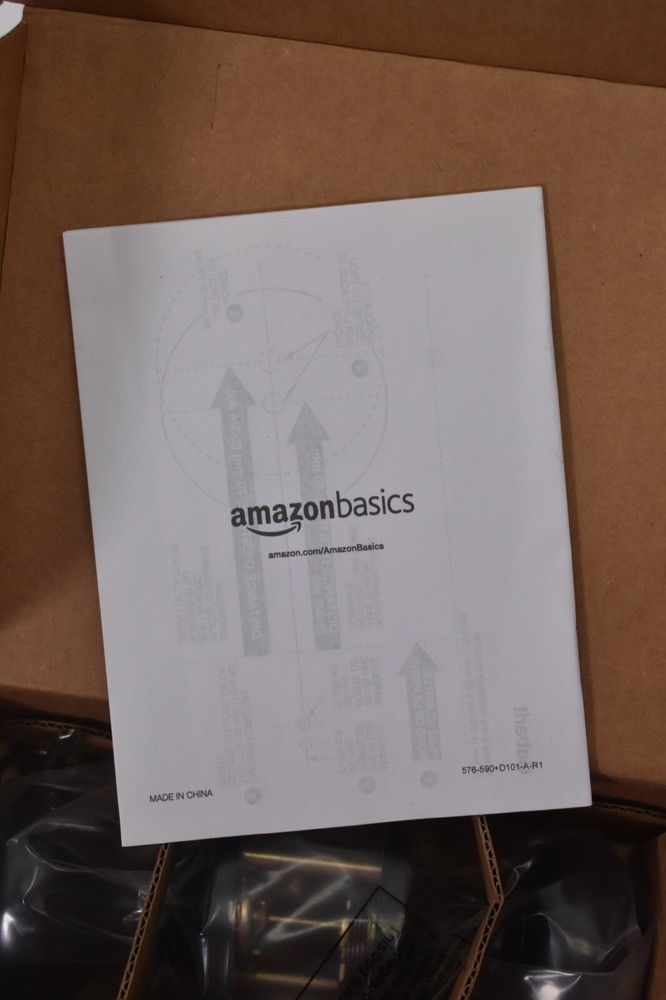Amazon Basics Exterior Door Knobs w Lock & Deadbolt Round Matte Black Finish