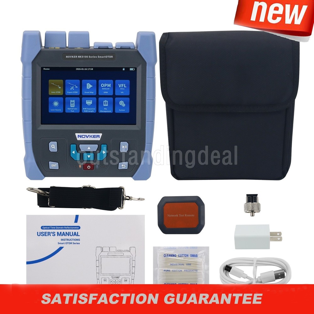 NK5100 OTDR Mini Optical Time Domain Reflectometer Multi-Functional os67