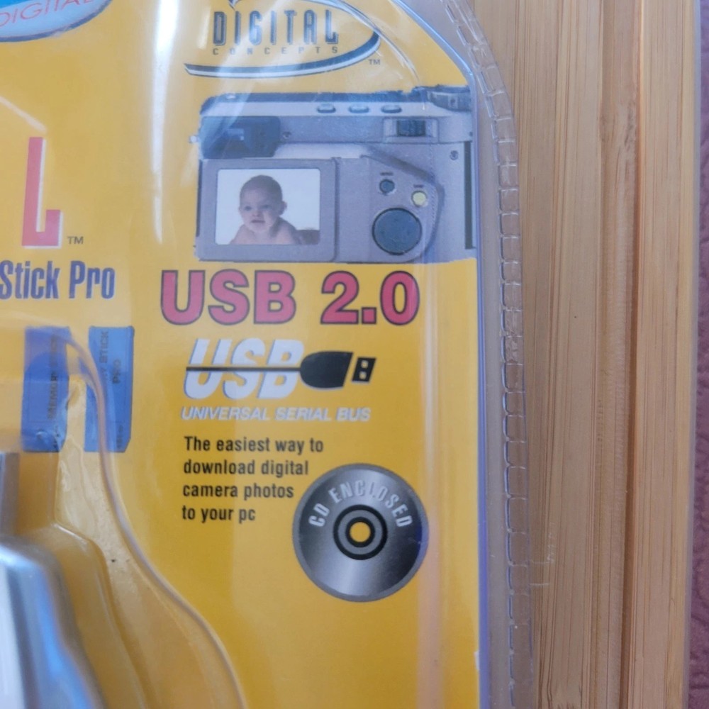 Quantaray USB 2.0 Memory Stick Pro Card Reader Writer New Sealed