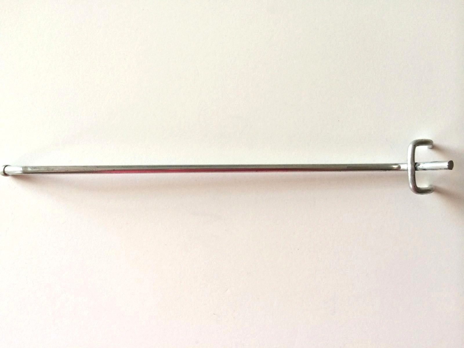 (50 PACK) USA Made 8 Inch Metal Peg Hooks. For 1/8 to 1/4" Pegboard or Slatwall