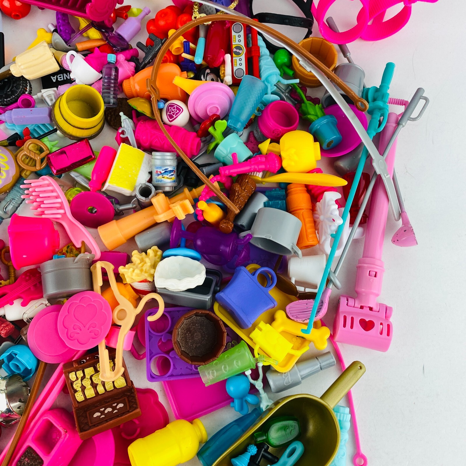 Barbie Barbies Large Lot Of Pretend Play Toys Dishes & Miscellaneous Accessories