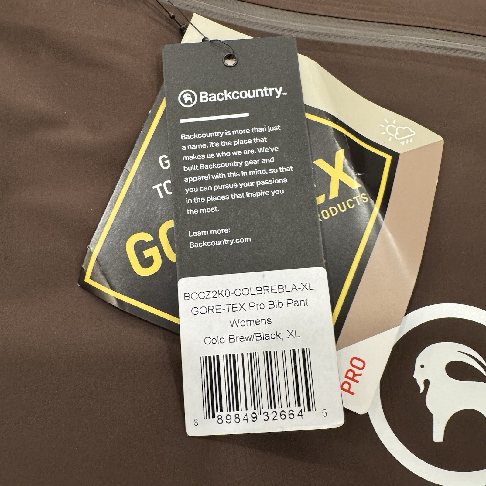 Backcountry Cardiac GORE-TEX PRO Ski Snowboard Bib Pant Womens XL Retail $550