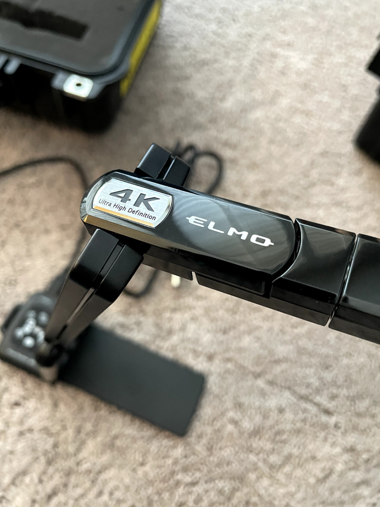 Elmo MX-1 Visual Presenter w/Pelican Case, P4K Document Camera W/extender, Elo