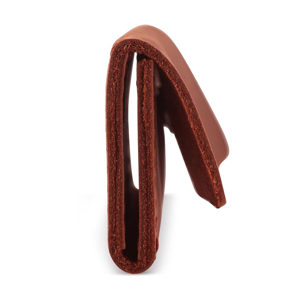 Leather SD Card case Cognac