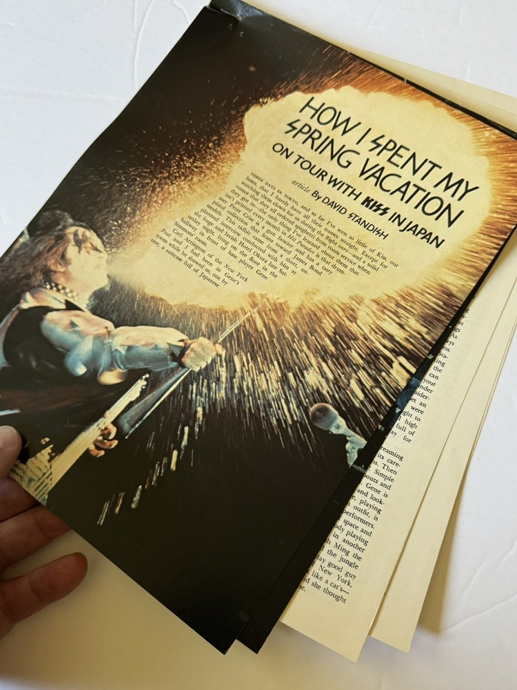 KISS ALIVE II PRESS KIT ORIGINAL 1978