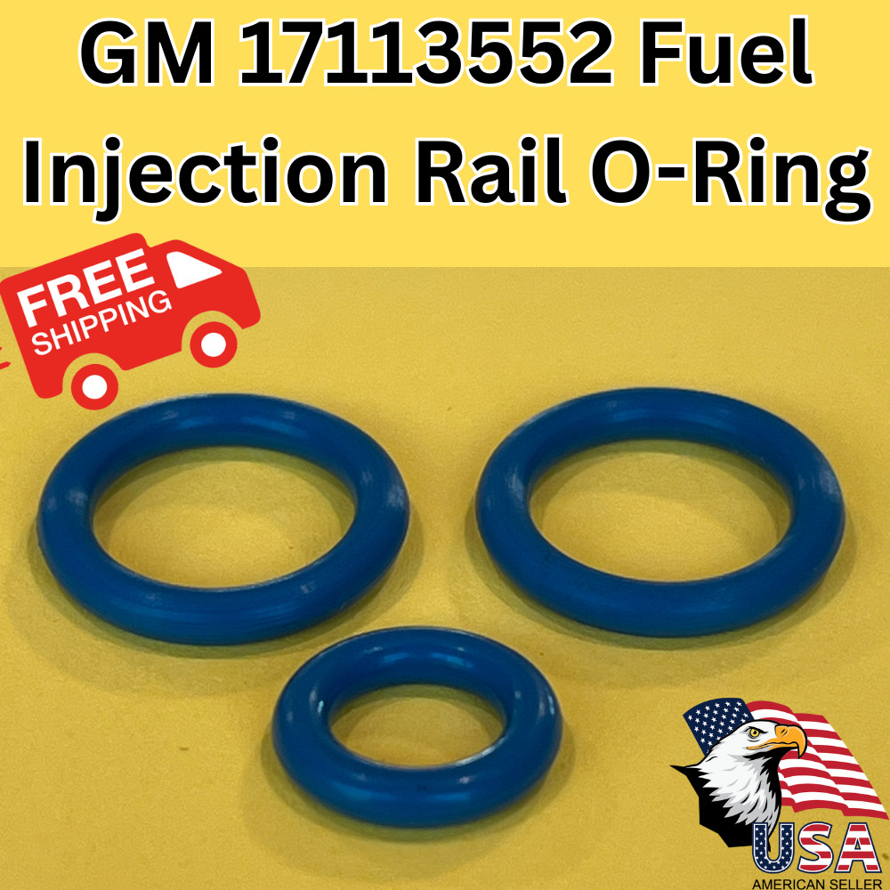 ✅ GM 17113552 Fuel Injection Rail O-Ring Seal Kit 1999-2007