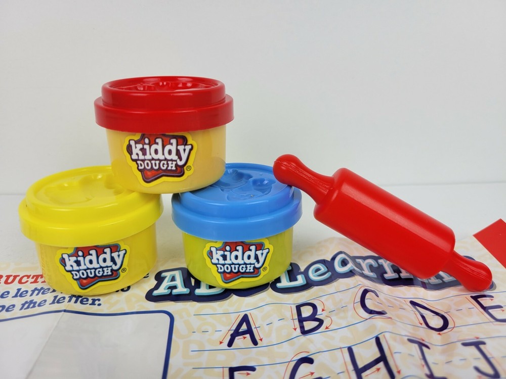Kiddy Dough Early Learning ABC Learning Activity Mat and More New