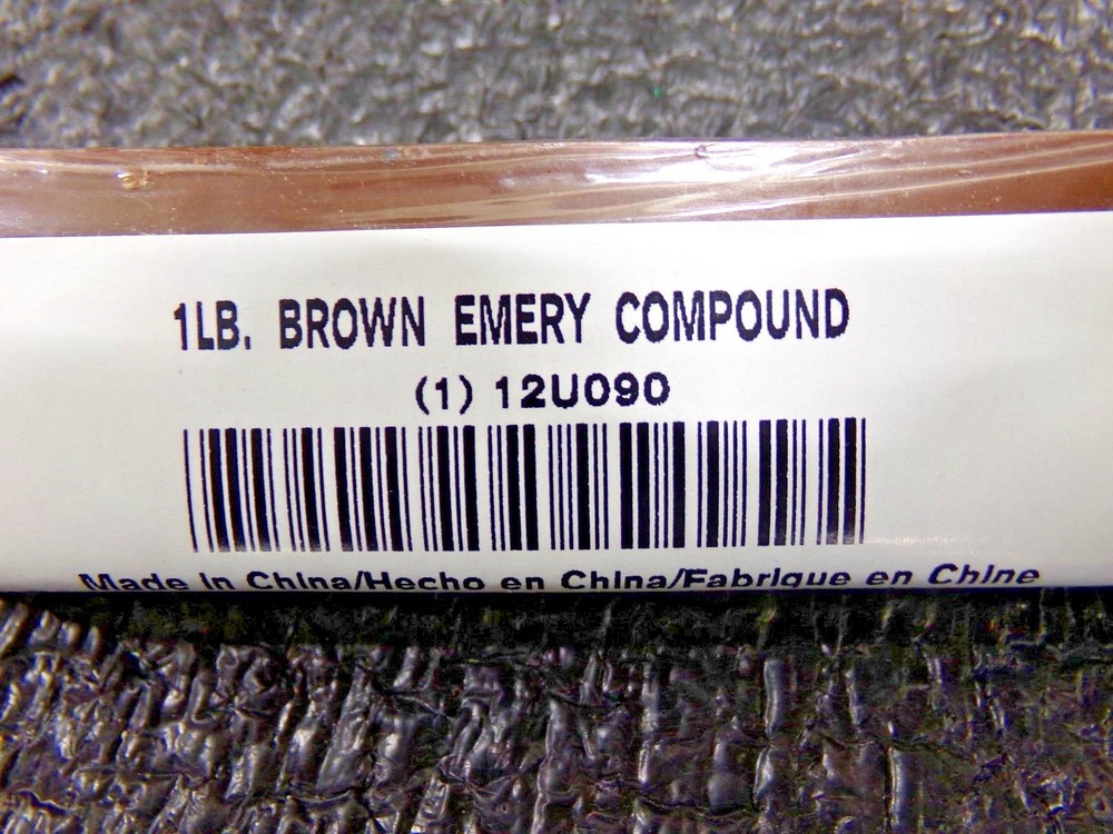1 lb. Buffing Compound, Brown, 12U090 (TJ)