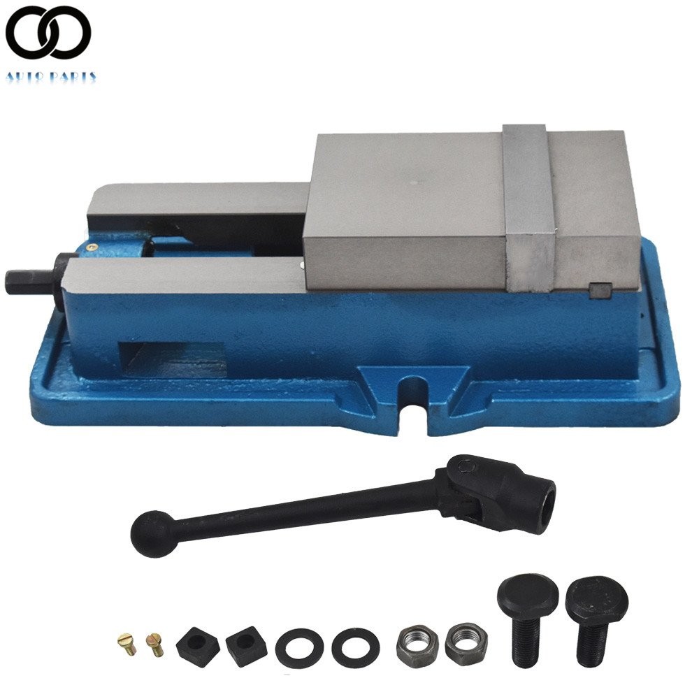 4" Lockdown CNC Milling Machine Vise Clamping Vice Precision Without Base