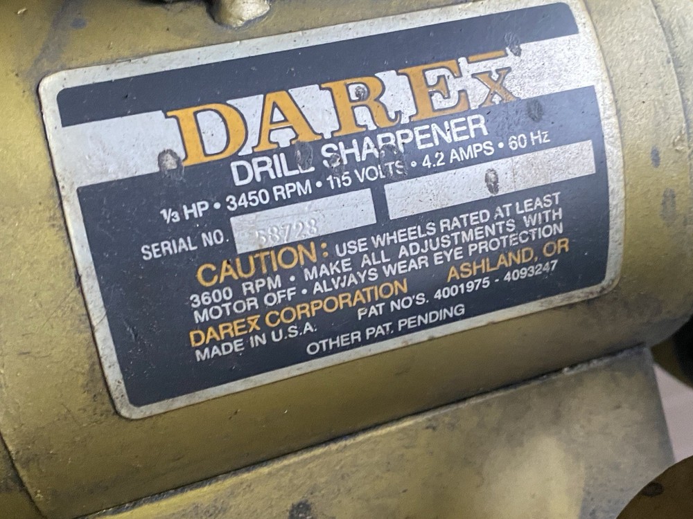 DAREX DRILL SHARPENER w/ STAND