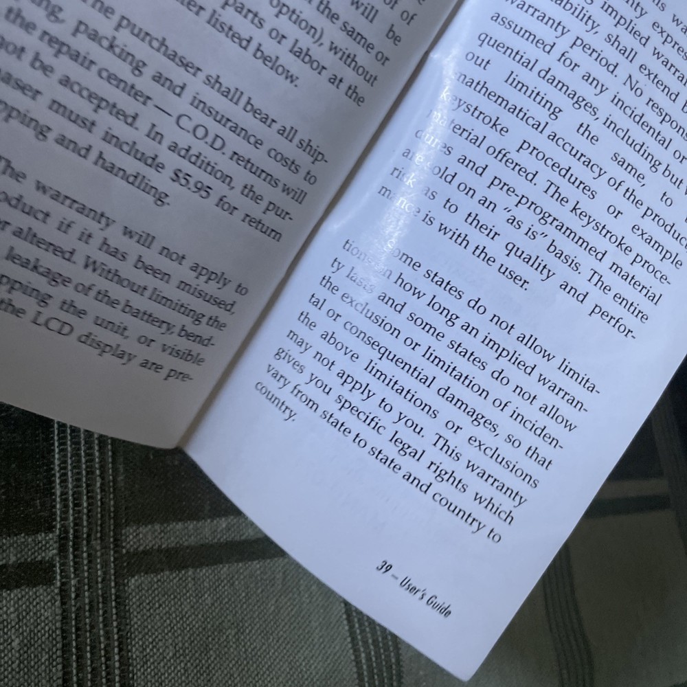 Scale Master 11 Multi-Scale Digital Plan Measure with Box & User's Guide 1995