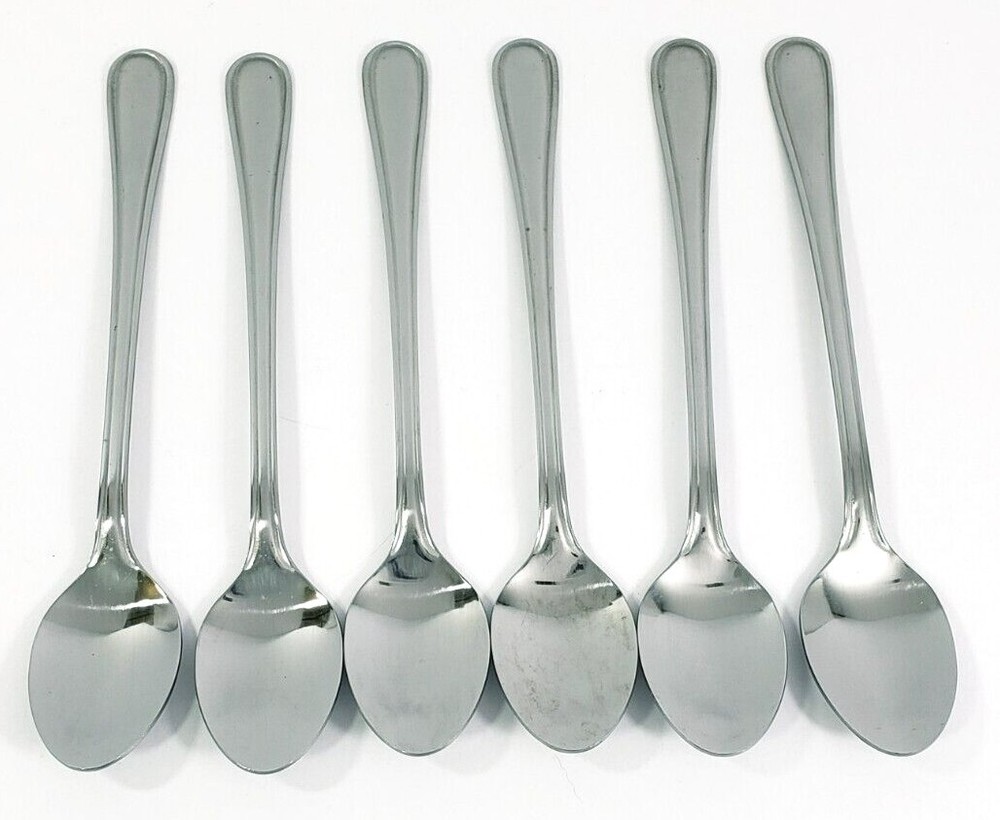 Stainless Steel 46 Pc Flatware Set With Serving Spoon and Serving Fork