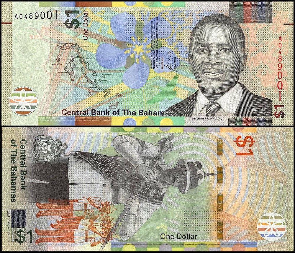 Bahamas 1 Dollar, 2017, P-77a, UNC